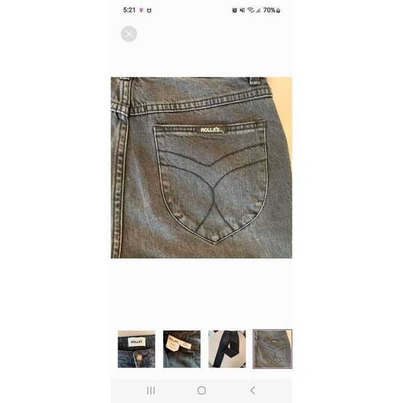 Rollas Miller Mid High Rise Slim Jeans size 26 - Picture 8 of 8